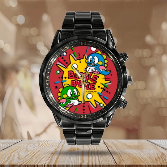 Discover Bubble Bobble - Bubble Bobble - Calendar Steel Band Watch