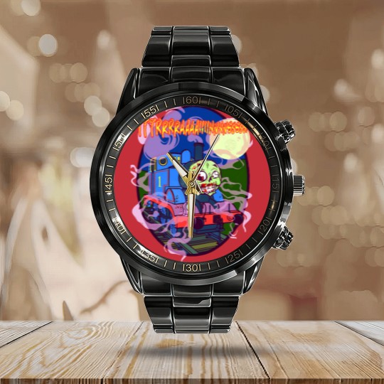 Discover TTTRRAAAIIINNSSS! - Thomas Tank Engine - Calendar Steel Band Watch