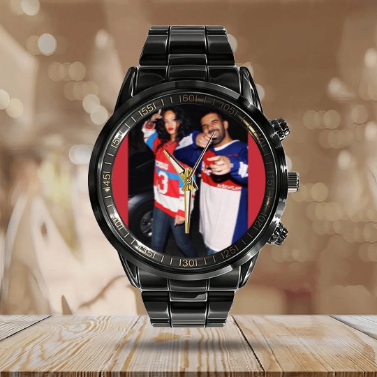 Discover Drake and Rihanna Calendar Steel Band Watch