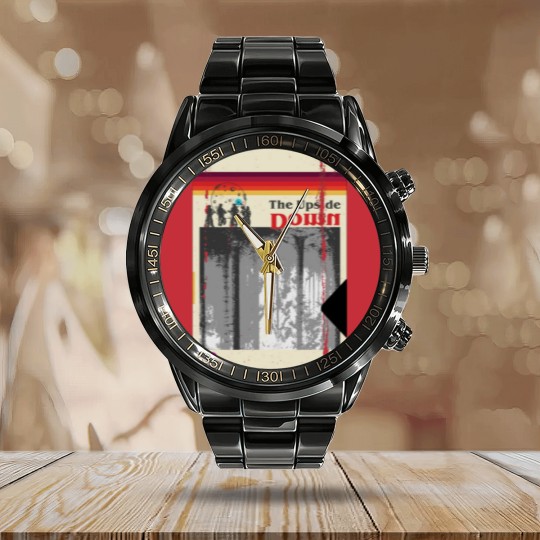 Discover VHS UPSIDE DOWN - Stranger - Calendar Steel Band Watch