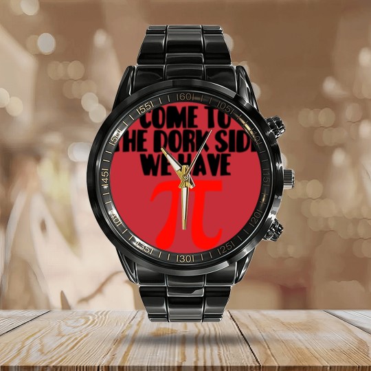 Discover Come To The Dork Side Calendar Steel Band Watch