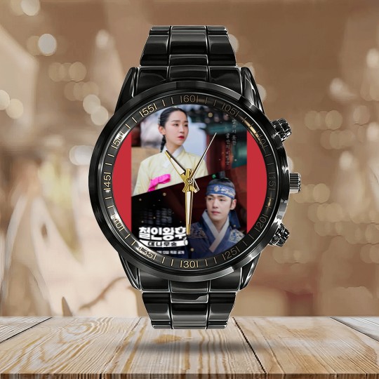 Discover Mr Queen Kdrama - Kim Jung Hyun - Shin Hye Sun - Kdrama - Calendar Steel Band Watch