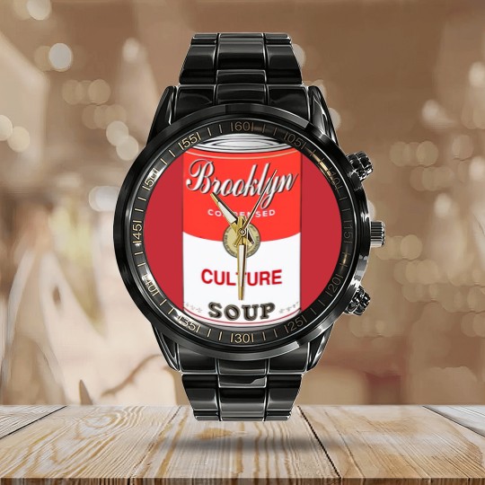 Discover Brooklyn Soup Can - Streetwear - Calendar Steel Band Watch
