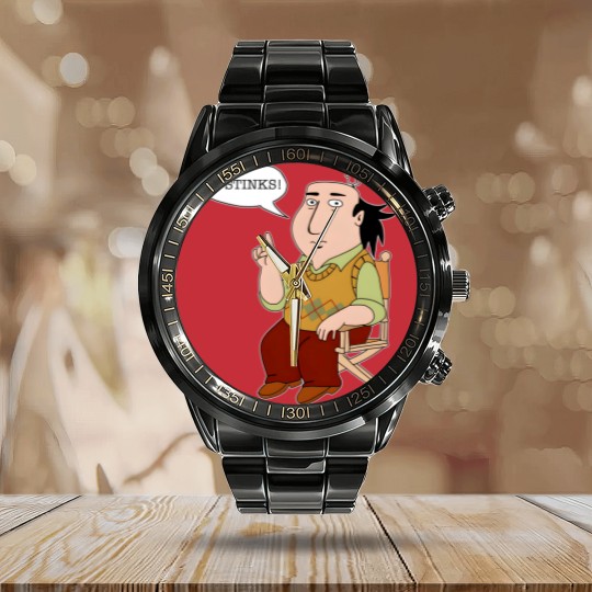 Discover It Stinks! - The Critic - Calendar Steel Band Watch