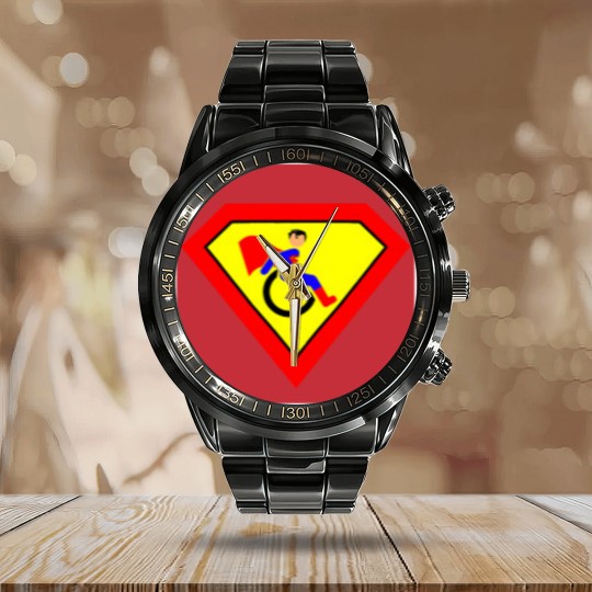 Discover WHEELCHARIOT 11 (Clark) 2 - Wheelchair - Calendar Steel Band Watch