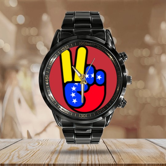 Discover Victoria de Venezuela Franela Calendar Steel Band Watch