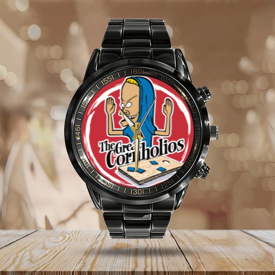 Discover cornholio - Beavis And Butthead - Calendar Steel Band Watch