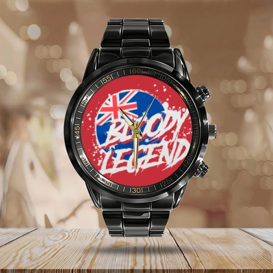 Discover Bloody Legend - Lazarbeam - Calendar Steel Band Watch