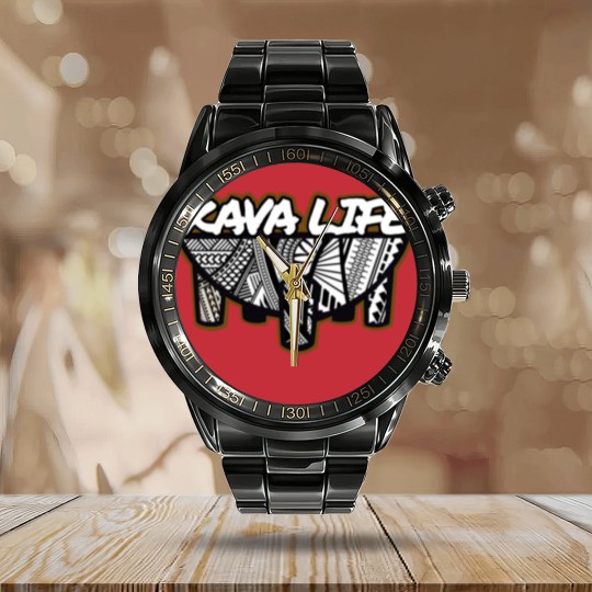 Discover Kava Life Calendar Steel Band Watch
