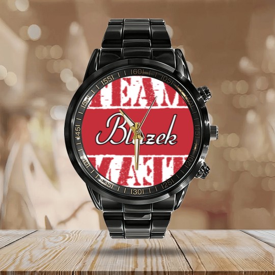 Discover Team Blazek Calendar Steel Band Watch