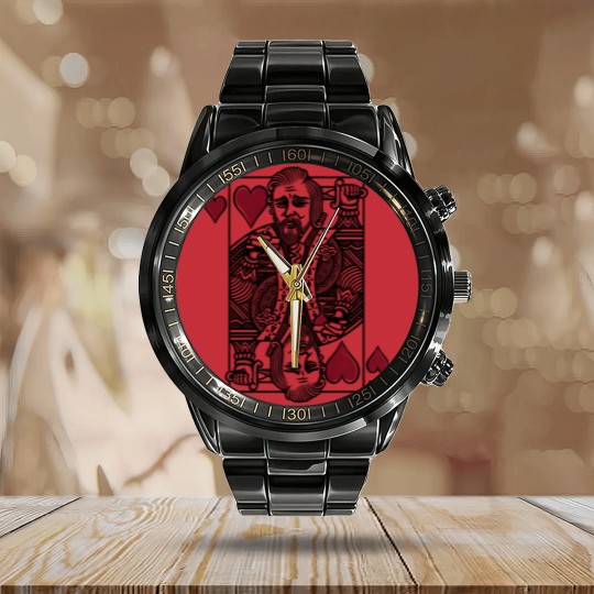 Discover King of Memes - Leonardo Dicaprio Meme - Calendar Steel Band Watch
