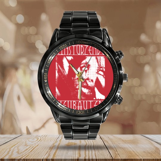 Discover Einstürzende Neubauten Original FanArt Design - Einsturzende Neubauten - Calendar Steel Band Watch