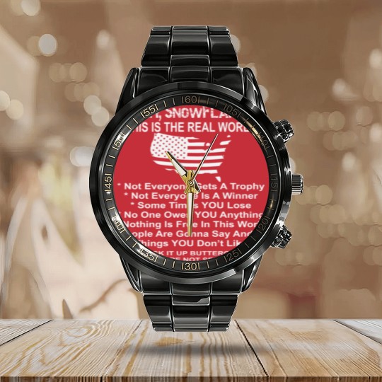 Discover Hey Snowflake This Is The Real World © Calendar Steel Band Watch