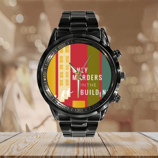 Discover Only Murders In The Building The Arconia Calendar Steel Band Watch