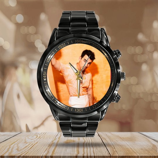 Discover Joe Jonas Classic Calendar Steel Band Watch
