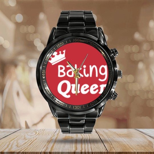 Discover Baking Queen Calendar Steel Band Watch Calendar Steel Band Watch
