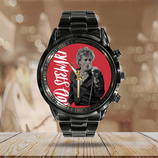 Discover Admat Rod Stewart Calendar Steel Band Watch