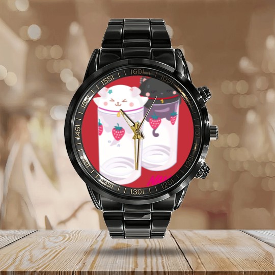 Discover Nana & Hachi - Kawaii version - Nana Anime - Calendar Steel Band Watch