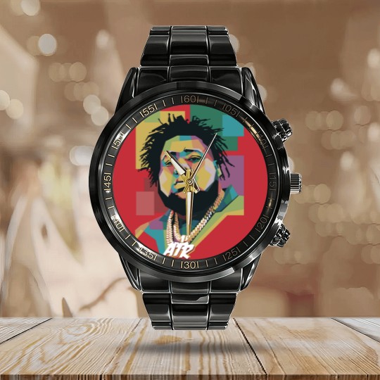 Discover ROD WAVE - Rod Wave - Calendar Steel Band Watch