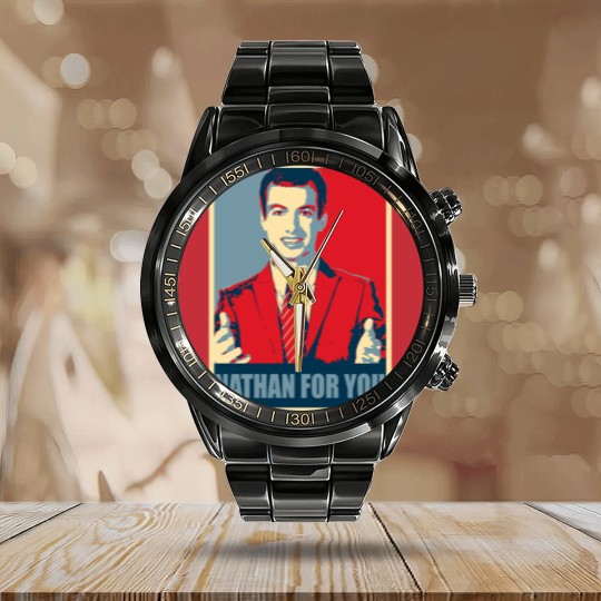 Discover Nathan For You Classic Calendar Steel Band Watch