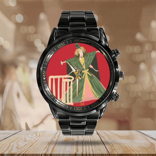 Discover The Gone With the Wind curtain dress - Sketch - Calendar Steel Band Watch