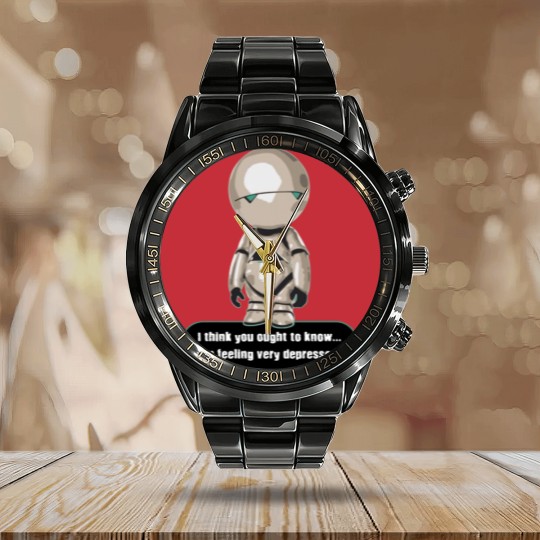 Discover Hitchhikers Guide To The Galaxy - Hitchhikers Guide To The Galaxy - Calendar Steel Band Watch