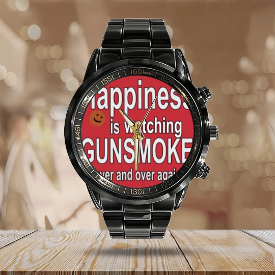 Discover Gunsmoke Dark Calendar Steel Band Watch