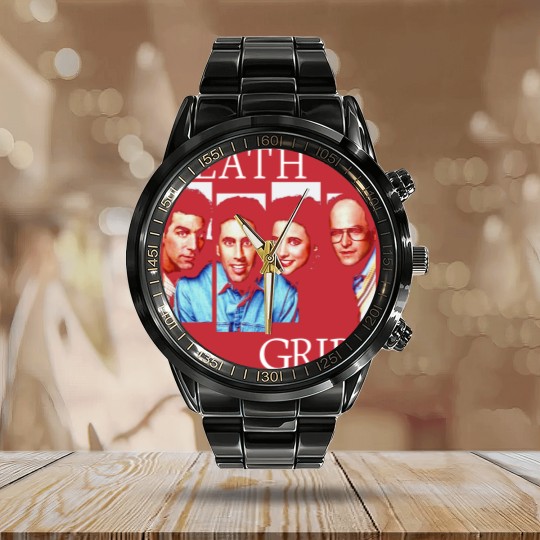 Discover Seinfeld Death Grips Unisex Calendar Steel Band Watch