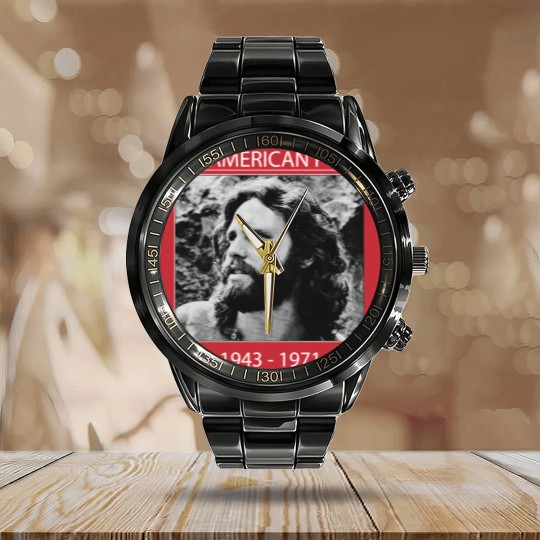 Discover Jim Morrison An American Poet Calendar Steel Band Watch, The Doors Rock Calendar Steel Band Watch,  Vintage Calendar Steel Band Watch, Gift Calendar Steel Band Watch, Vintage Calendar Steel Band Watch
