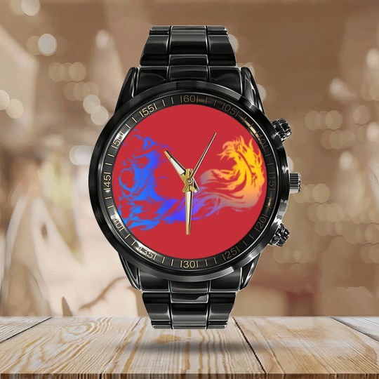 Discover Final Fantasy X Artwork - Final Fantasy X - Calendar Steel Band Watch