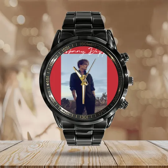 Discover Johnny Depp - Johnny Depp - Calendar Steel Band Watch