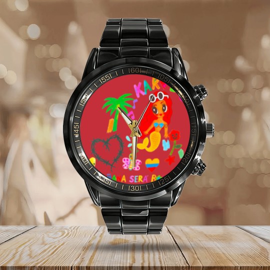 Discover Karol G Manana Sera Bonito Calendar Steel Band Watch