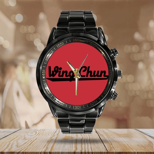 Discover Wing Chun Calendar Steel Band Watch