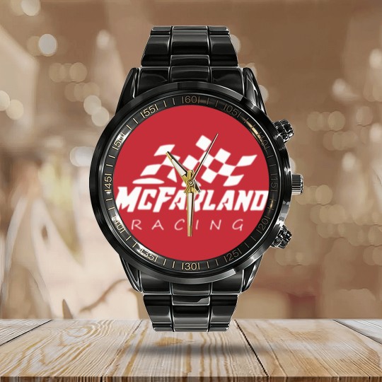 Discover Cleetus McFarland Racing Calendar Steel Band Watch Calendar Steel Band Watch Calendar Steel Band Watch