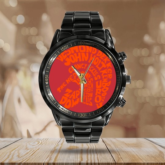 Discover Trojan Records Design Calendar Steel Band Watch | Essential Calendar Steel Band Watch