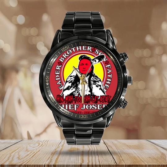 Discover Chief Joseph Calendar Steel Band Watch