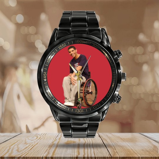 Discover Wheelchair Jimmy Calendar Steel Band Watch