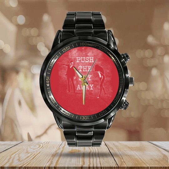 Discover Nick Cave Push The Sky Away white Calendar Steel Band Watch