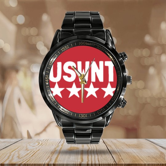 Discover USWNT soccer team Calendar Steel Band Watch