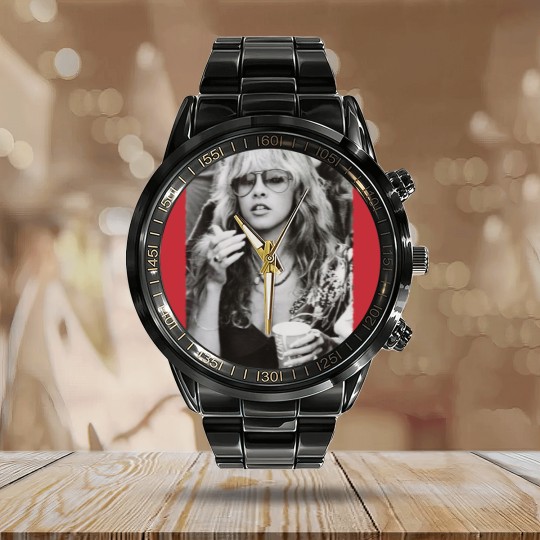 Discover nicks retro - Stevie Nicks - Calendar Steel Band Watch