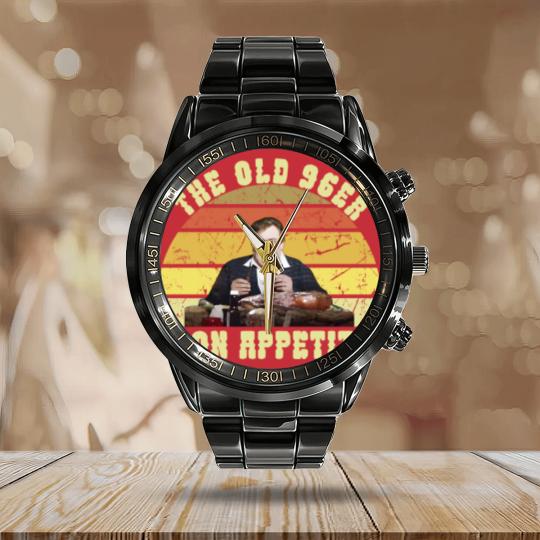 Discover The Old 96er The Great Outdoors Quote Movie Calendar Steel Band Watch