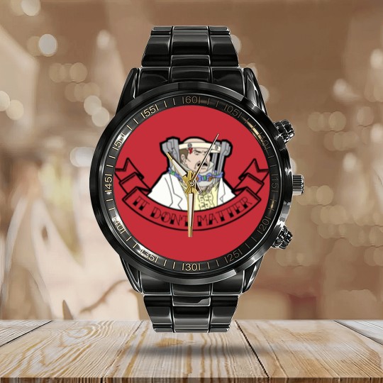 Discover Carl Aqua Teen It Don't Matter Calendar Steel Band Watch