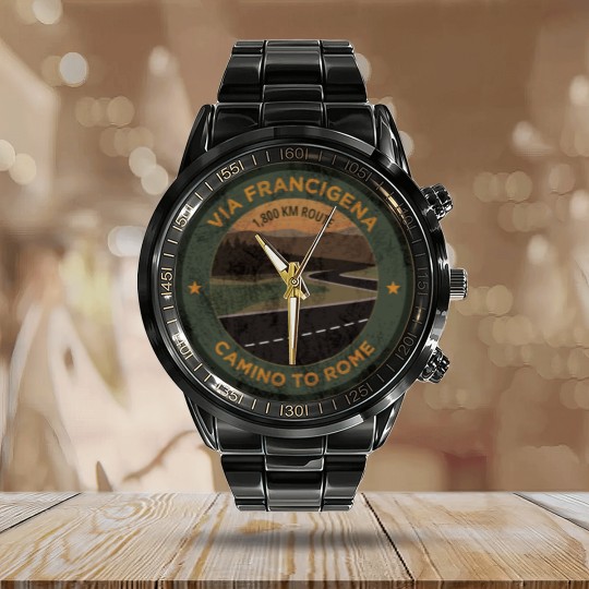 Discover Via Francigena Route in Europe | Active Calendar Steel Band Watch