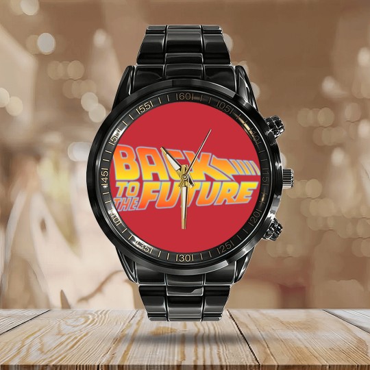 Discover Back to the Future Calendar Steel Band Watch
