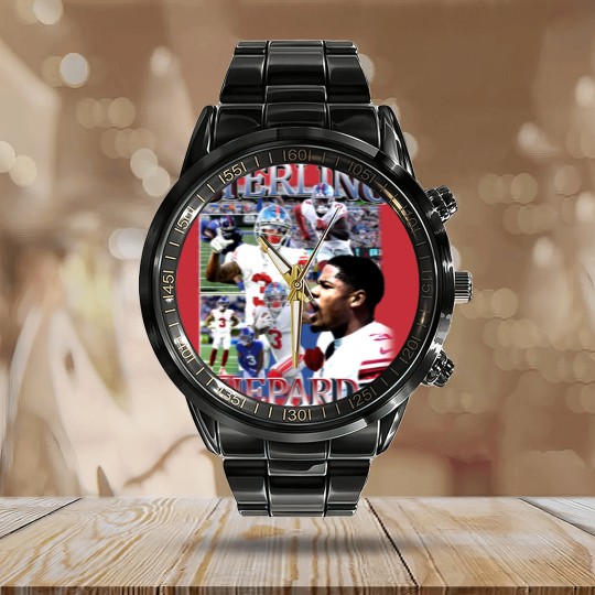 Discover Saquon Barkley Sterling Shepard Calendar Steel Band Watch