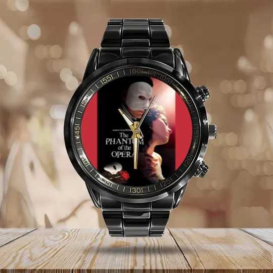 Discover The Phantom of the Opera fictions poster | Active Calendar Steel Band Watch