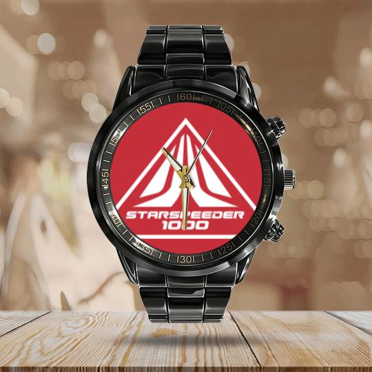 Discover StarSpeeder 1000 - Star Tours - Calendar Steel Band Watch
