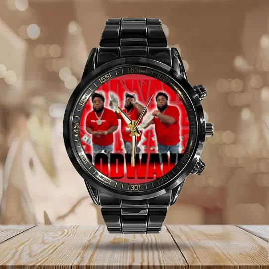 Discover Rod Wave Calendar Steel Band Watch Popular Loner RODWAVE