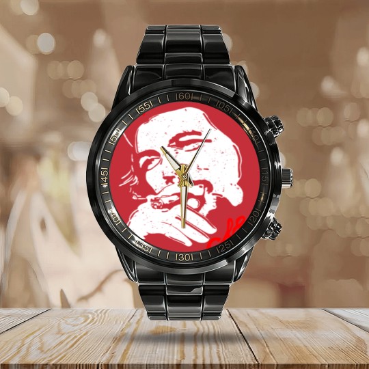 Discover Rebel Cuban Calendar Steel Band Watch Guerrilla Revolution Vintage Che Guevara Calendar Steel Band Watch