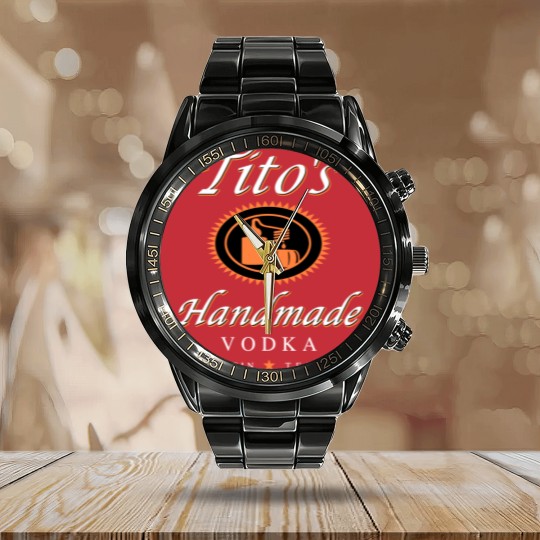 Discover Tito's Handmade Vodka Calendar Steel Band Watch, Vodka Calendar Steel Band Watch, Vodka Alcohol Calendar Steel Band Watch